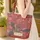 Birds Exotic Flowers Vines Berries Name Scroll - Everyday Tote Quilted Tote Bag - 4