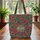 Lush Floral Wreath Your Name - Everyday Gift Quilted Tote Bag - 3