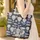 Fantastical Hot Air Balloon Biplane Aviator Figures - Adventure Lover Travel Essentials Gift Quilted Tote Bag - 4