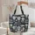 Fantastical Hot Air Balloon Biplane Aviator Figures - Adventure Lover Travel Essentials Gift Quilted Tote Bag - 5