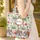 Ornate Elephant Riders Tropical Hibiscus Personalized Gift for Travelers Quilted Tote Bag - 4