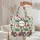 Ornate Elephant Riders Tropical Hibiscus Personalized Gift for Travelers Quilted Tote Bag - 5