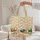 Three Cats Snowflakes Floral Wreath Christmas Holiday Gift for Cat Lover Quilted Tote Bag - 5