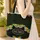 Personalized Name Leaf Garland Ornate Moths - Wildlife Lover Everyday Tote Quilted Tote Bag - 4