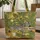 Zebra Holding Sign Leopard Toucan Tropical Jungle Safari Adventure Gift Quilted Tote Bag - 1