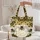 Bees Honeycomb Filigree Medallion - Everyday Tote Gift for Bee Lover Quilted Tote Bag - 5