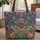 Personalized Ornate Butterfly Flowers Laurel Sprig - Home Decor Gift for Women Quilted Tote Bag - 1