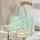 Fluffy Sheep Wildflower Meadow Personalized Floral Wreath Gift for Animal Lovers Quilted Tote Bag - 5