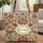 Exotic Birds Floral Blooms Paisley Wreath - Home Decor Gift for Nature Lover Quilted Tote Bag - 1
