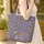Personalized Lavender Bees Butterfly Wreath - Nature Lover Everyday Tote Gift Quilted Tote Bag - 4