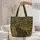 Black Cat Golden Botanical Flourish Scrolls - Everyday Use Cat Lover Gift Quilted Tote Bag - 5