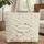 Fluffy Lamb Blue Butterfly Wildflower Meadow Daisy Floral Wreath - Nature Lover Everyday Gift Quilted Tote Bag - 1