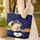 Wizard Cat Mouse Crescent Moon Night Sky - Fantasy Storybook Gift for Kids Quilted Tote Bag - 4