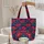 Continuous Floral Blossoms Bouquet - Everyday Tote Quilted Tote Bag - 5