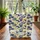 Tropical Leaves Elephants Vintage Plaque - Everyday Use Gift for Elephant Lover Quilted Tote Bag - 3