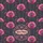 Intricate Ornate Indian Floral Medallion Pink Blooms Blue Leaves Botanical - Everyday Tote Quilted Tote Bag - 7