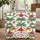 Tropical Palm Camel Hibiscus Floral Wreath Everyday Accessory Quilted Tote Bag - 1