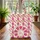 Bell Flowers Botanical Leaf Garland - Fuchsia Floral Everyday Tote Gift Quilted Tote Bag - 3