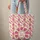 Bell Flowers Botanical Leaf Garland - Fuchsia Floral Everyday Tote Gift Quilted Tote Bag - 6