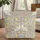 Cockatoo Birds Pomegranate Floral Wreath Personalized Home Decor Gift Quilted Tote Bag - 1