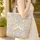 Cockatoo Birds Pomegranate Floral Wreath Personalized Home Decor Gift Quilted Tote Bag - 4