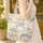 Leopard Zebra Crane Wild Animals Palm Trees Ferns Tropical Jungle - Wildlife Lover Gift Quilted Tote Bag - 4
