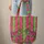 Tiger Figures Vertical Stripes - Everyday Carry for Animal Lover Quilted Tote Bag - 6
