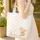 White Bunny Squirrel Wildflowers Floral Wreath Name Text New Baby Gift Quilted Tote Bag - 4
