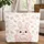 Plump Pink Bunny Hydrangea Baby's Breath - Home Decor Gift for Kids Quilted Tote Bag - 1