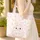 Plump Pink Bunny Hydrangea Baby's Breath - Home Decor Gift for Kids Quilted Tote Bag - 4