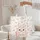 Plump Pink Bunny Hydrangea Baby's Breath - Home Decor Gift for Kids Quilted Tote Bag - 5