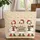Christmas Geese Wooden Sign Snowflakes Berries - Holiday Gift for Kids Quilted Tote Bag - 1