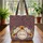 Daisies Sunflowers Children's Book Folk Art Wildflower Name Wreath - Everyday Nature Gift Quilted Tote Bag - 3
