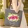 Organic Vine Tropical Hibiscus Plumeria Botanical Wreath - Everyday Tote Gift Quilted Tote Bag - 4