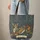 Elegant Stretching Cat Organic Paisley Swirl Flourishes - Cat Lover Home Decor Everyday Tote Quilted Tote Bag - 6