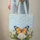 Vibrant Butterfly White Daisy Sky Clouds Foliage - Nature Lover Gift Quilted Tote Bag - 6
