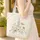 Personalized Floral Wreath Tulips Delphiniums Poppies - Everyday Tote for Nature Lovers Quilted Tote Bag - 4