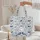 Personalized Name Wreath Stylized Birds Floral Vine - Everyday Bird Lover Home Decor Gift Quilted Tote Bag - 5