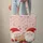 Felt Santa Claus Figures Wooden Sign Christmas Holiday Gift Stars and Berries Quilted Tote Bag - 6