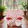 Felt Santa Claus Figures Wooden Sign Christmas Holiday Gift Stars and Berries Quilted Tote Bag - 3