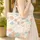 Three Ornate Pumpkins Floral Wreath Personal Name - Autumn Harvest Gift Quilted Tote Bag - 4