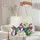 Hummingbird Purple Blossoms Floral Wreath Name - Wildlife Bird Watcher Gift Quilted Tote Bag - 5