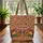 Felt Turkeys Autumn Leaves Berries Wooden Sign Thanksgiving Fall Harvest Gift Quilted Tote Bag - 3