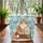 Ginger Cat with Open Journal Antique Books Wild Daisies Lavender Scene - Everyday Tote Quilted Tote Bag - 3