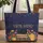 Sleeping Black Cat Vintage Books Garden Flowers - Cat Lover Gift Quilted Tote Bag - 1