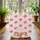Strawberry Polka Dot Blossom Wreath Everyday Carry Gift Quilted Tote Bag - 3