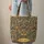 Ornate Cat Face Swirling Gold Botanical Leaves - Cat Lover Everyday Gift Quilted Tote Bag - 6
