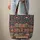 Folk Art Floral Bookshelves Books Vases Personalized Name - Everyday Reading Gift Quilted Tote Bag - 6