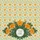 Ornate Marigold Floral Name Circle with Lush Green Foliage - Everyday Tote Gift Quilted Tote Bag - 7