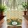 Ornate Marigold Floral Name Circle with Lush Green Foliage - Everyday Tote Gift Quilted Tote Bag - 3